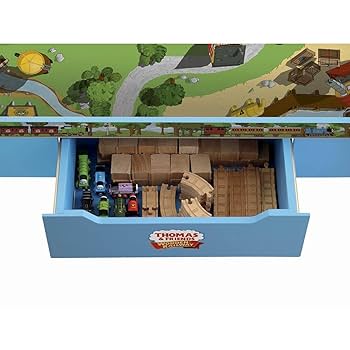 新品未開封 きかんしゃトーマス　木製レール　プレイテーブルL きかんしゃトーマス（ラーニングカーブ） プレイテーブルL(付属